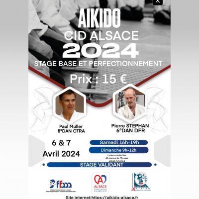 Stage CID Alsace 6-7 avril 2024 - STEPHAN/MULLER