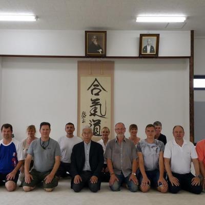 Le club à L'aikikaï  avec le Doshu !!